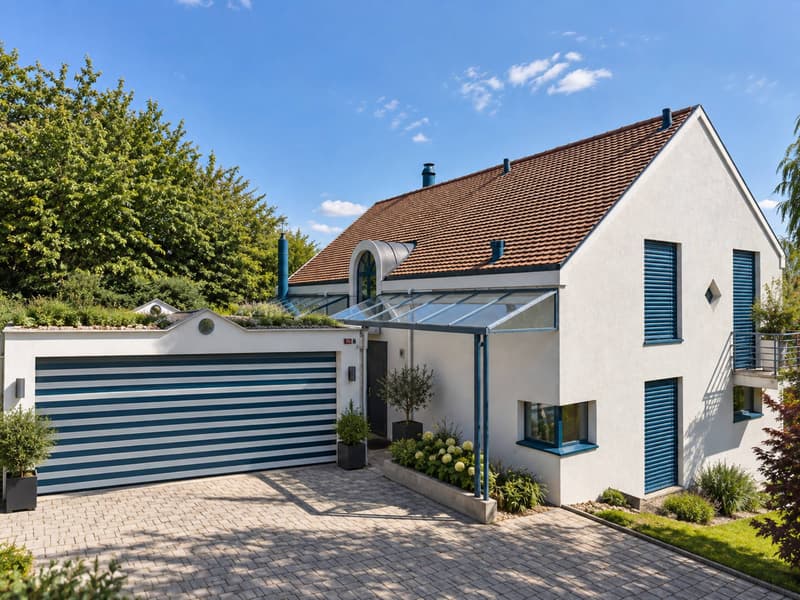 Une architecture singulière au cur d'un environnement verdoyant (1)