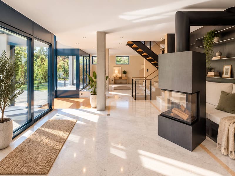 Une architecture singulière au cur dun environnement verdoyant (5)