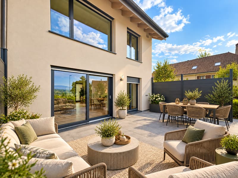 Villa contiguë contemporaine de 5.5 pièces avec jardin (11)