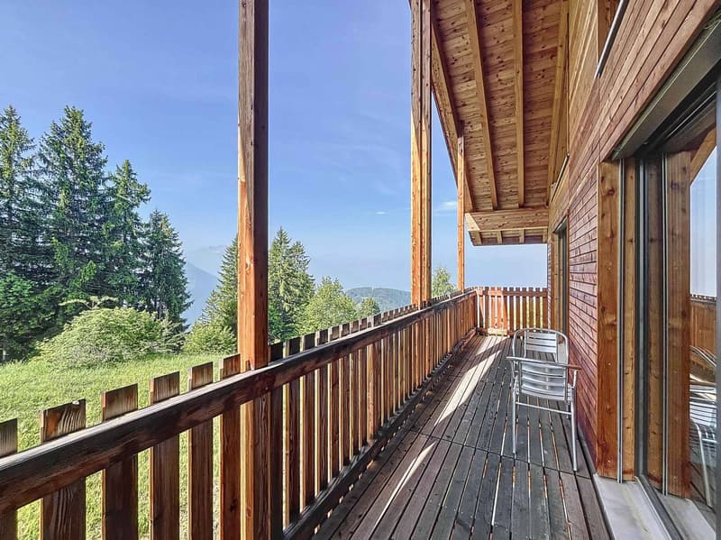 Chalet contemporaneo con vista libera sulle montagne (6)