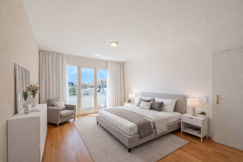 In esclusiva! Attico di 4.5 locali con ampia terrazza e vista mozzafiato sul lago (9)