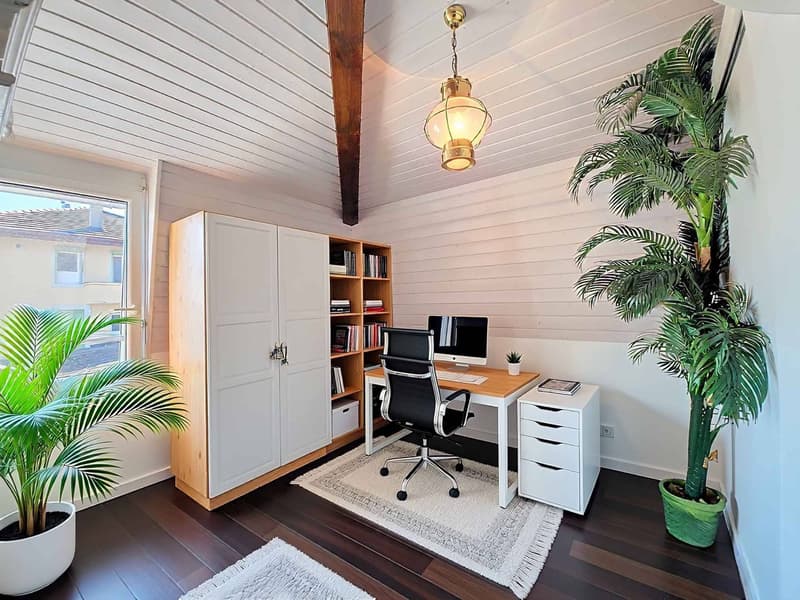 Bright attic apartment with breathtaking view of the lake (8)