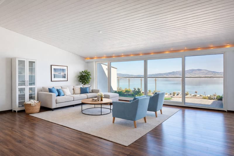 Bright attic apartment with breathtaking view of the lake (2)