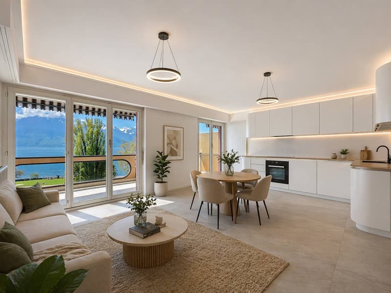 Attic apartment with 2.5 rooms, terrace and panoramic view (1)