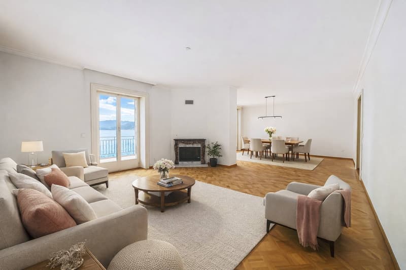Magnificent 5.5-room apartment, waterfront! Prestigious residence! (4)