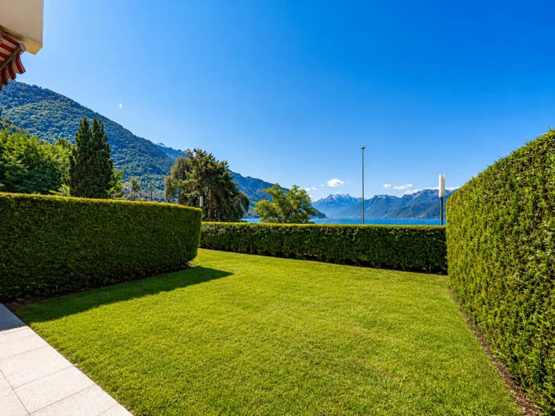 Apartment with 3.5 rooms, terrace, garden and lake view (1)