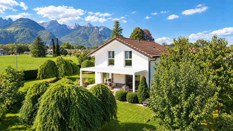 Maison individuelle de 5,5 pièces avec vue imprenable sur les dents du midi (1)