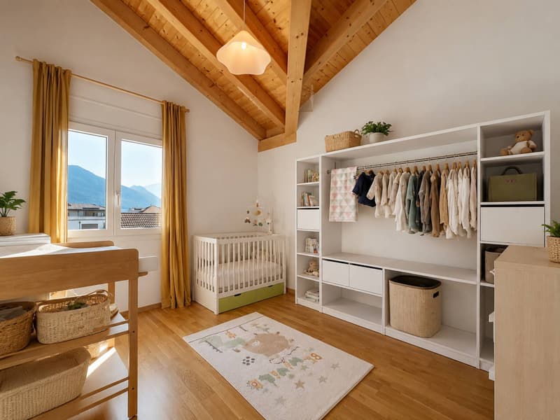 Au dernier étage, magnifique appartement de 4,5 pièces avec vue sur les montagnes (8)