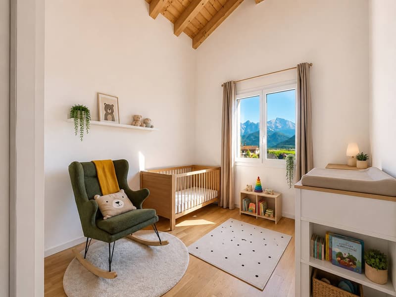 Au dernier étage, magnifique appartement de 4,5 pièces avec vue sur les montagnes (9)