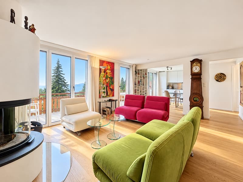 Villars-sur-Ollon | Appartement en duplex avec vue panoramique et accès direct aux pistes (3)