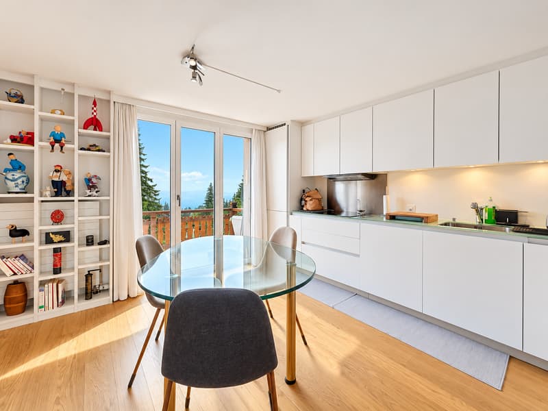 Villars-sur-Ollon | Appartement en duplex avec vue panoramique et accès direct aux pistes (4)