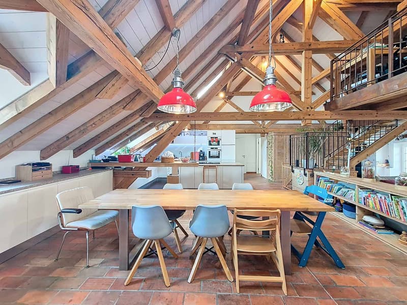 Duplex de 5.5 pièces en attique proche de Romont (4)