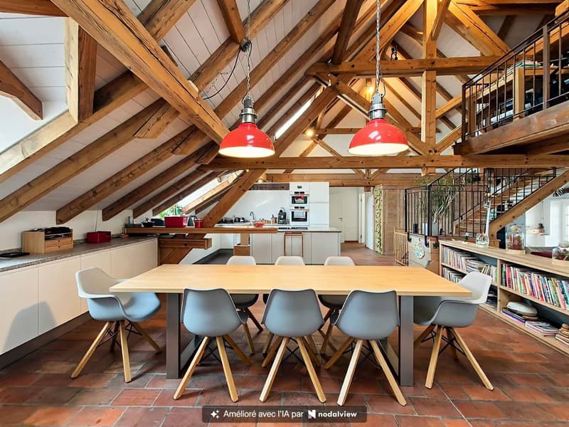 Duplex de 5.5 pièces en attique proche de Romont (3)