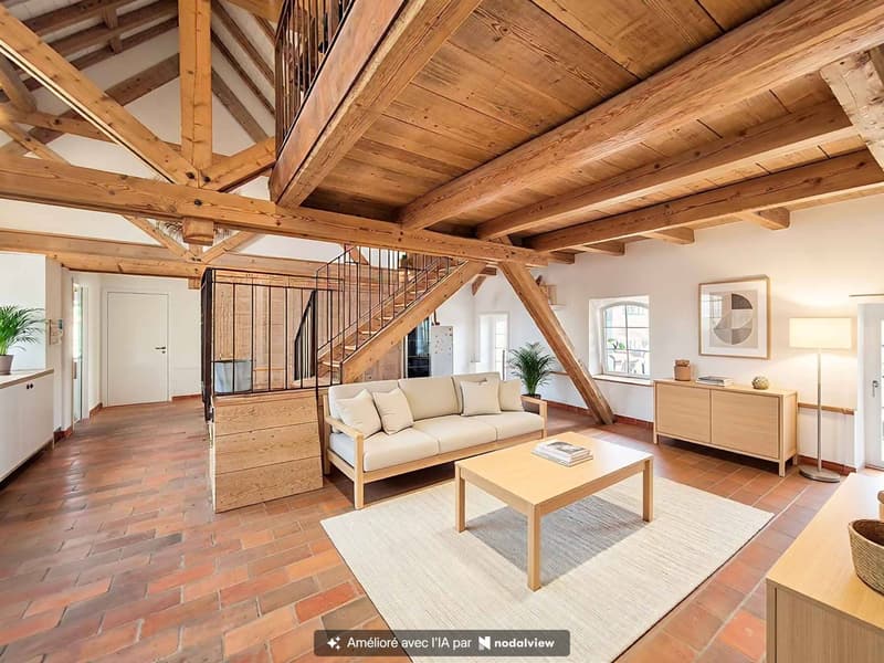 Duplex de 5.5 pièces en attique proche de Romont (2)