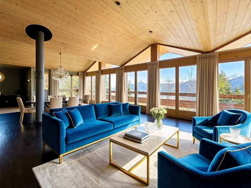 A spacious and cozy chalet in the heart of Anzère (1)