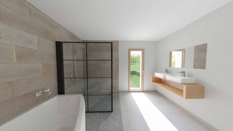 New semi-detached villa in La Balmaz, Plot C (5)