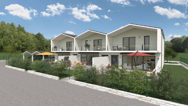 Neue Reihenhaus-Villa in La Balmaz, Grundstück B (6)