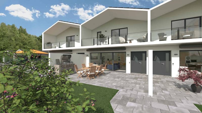 Neue Reihenhaus-Villa in La Balmaz, Grundstück B (5)