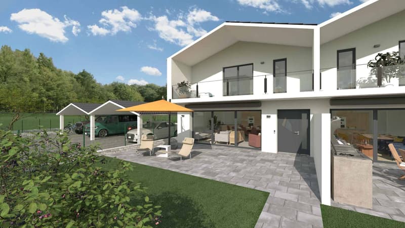 Villa contiguë neuve à La Balmaz Lot C (6)