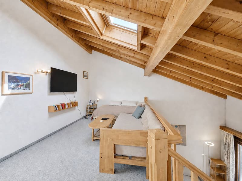 Attique en duplex Le privilège d'un accès direct aux Bains de Saillon (4)
