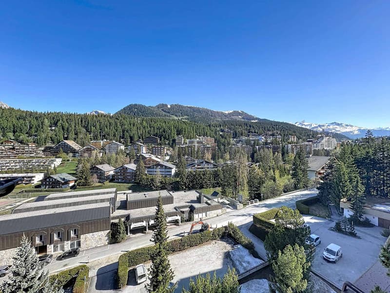 6.5-room attic apartment facing the golf course with superb views + studio (11)