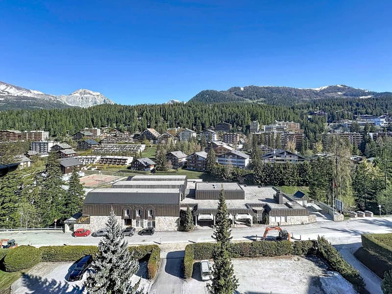 6.5-room attic apartment facing the golf course with superb views + studio (10)