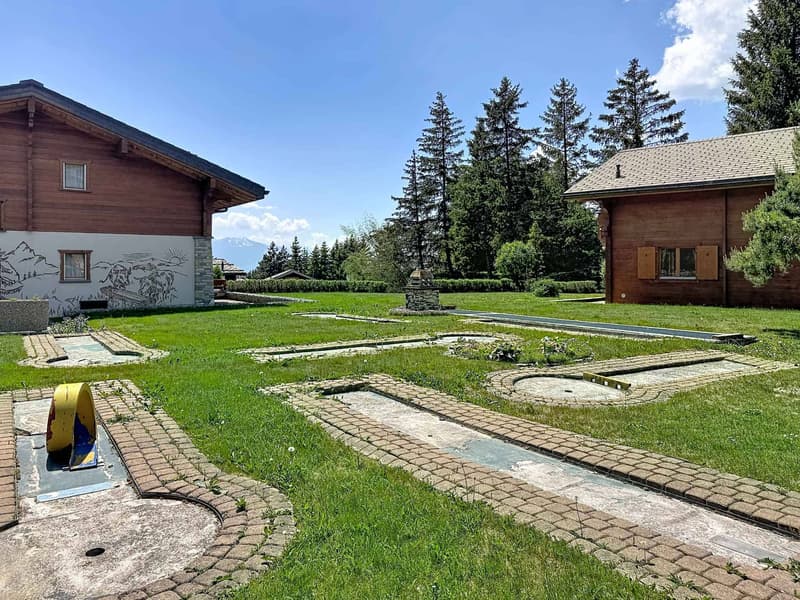 Estate with 2 individual chalets connected by basements (4)