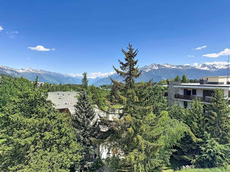 Exceptional situation in the heart of Crans with panoramic views (3)