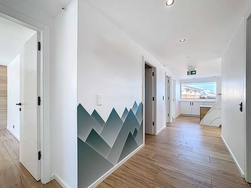 Exceptional situation in the heart of Crans with panoramic views (10)