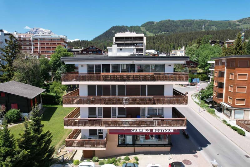Exceptional situation in the heart of Crans with panoramic views (11)