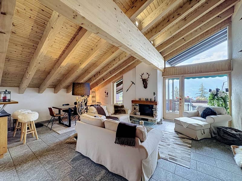 Très beau 4.5 pièces en duplex/attique avec très belle vue sur les Alpes (4)