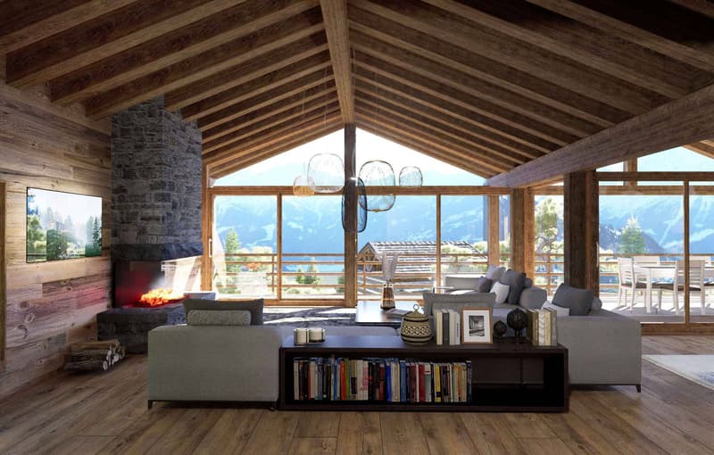 MAGNIFICENT AND LUXURIOUS CHALET TO BE BUILT - SKI IN/OUT (3)