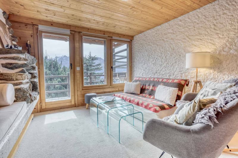 Joli duplex de 67 M2 avec jardin et vue panoramique Verbier (Nifortsié) (3)
