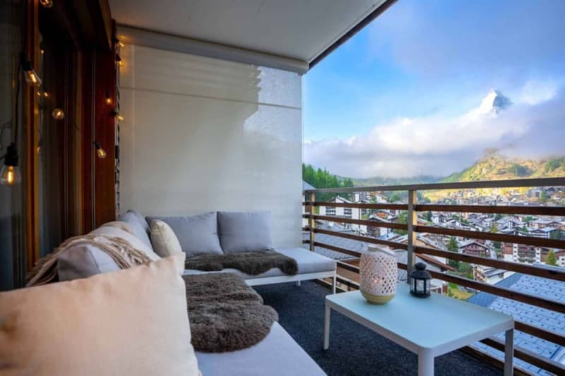 Luxueux appartement en duplex à Zermatt avec vue imprenable sur le Cervin (2)