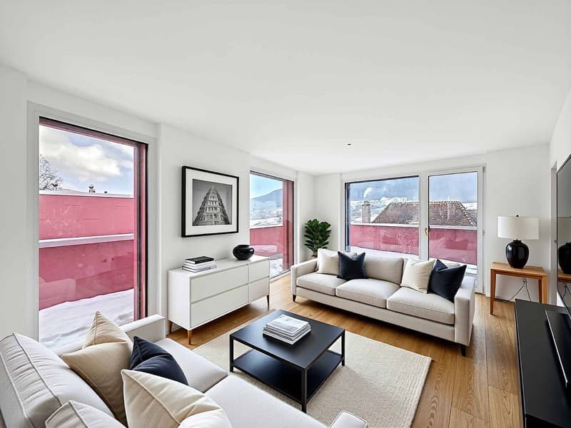 Elegant contemporary attic with large terrace (1)