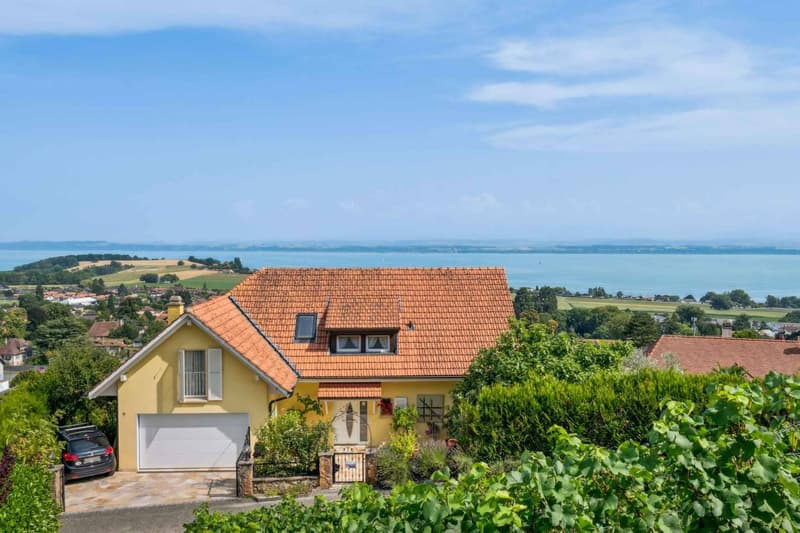 Villa familiare con panorama unico sul lago di Neuchâtel e le Alpi (12)