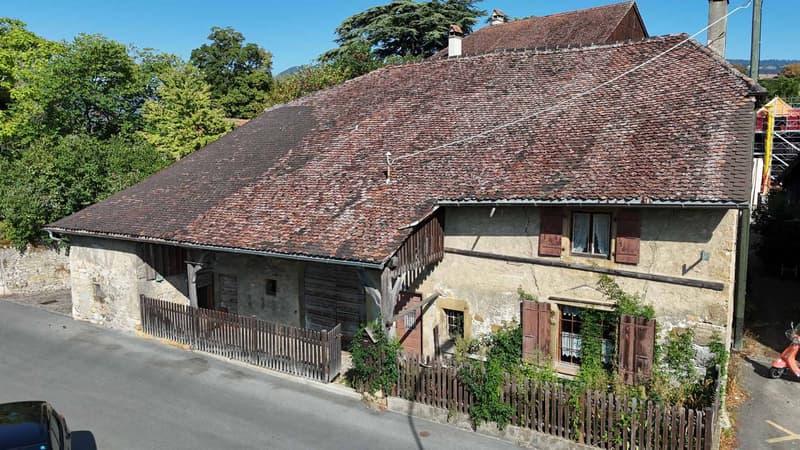 Ferme villageoise de caractère à réinventer au cur d'Areuse (1)