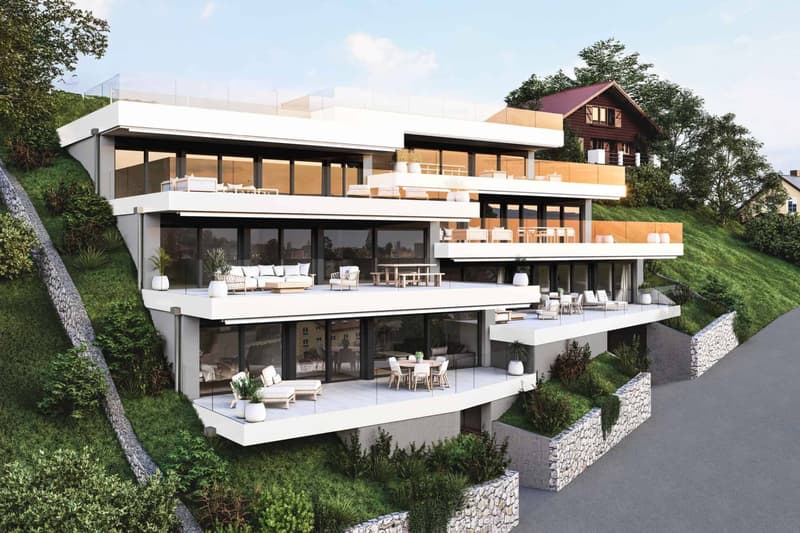 Appartement neuf de 3,5 pièces avec terrasse et vue panoramique (1)