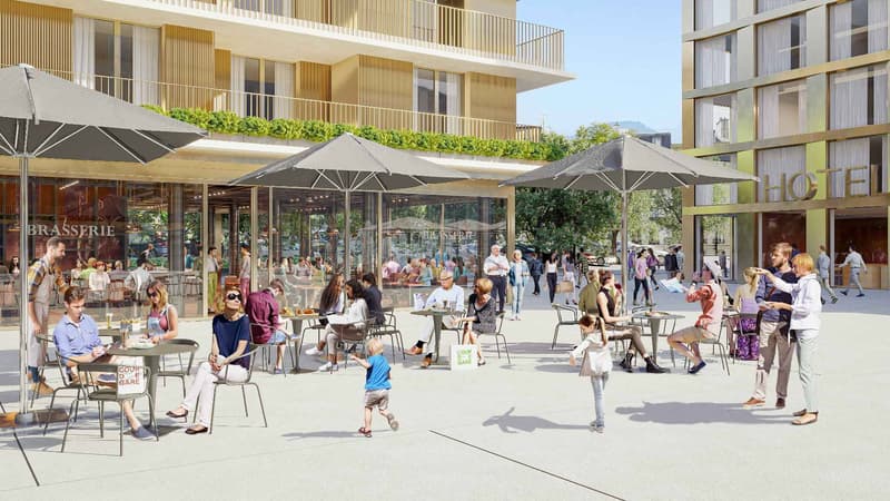 OPPORTUNITÉ - Arcade neuve de 75 m2 à louer dans le quartier Cour de Gare (2)