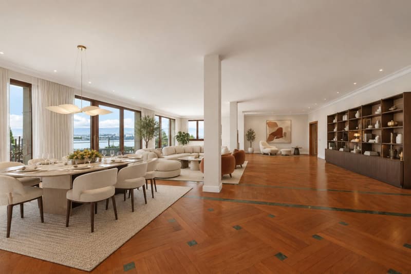 Magnifique appartement avec terrasse surplombant le lac (2)