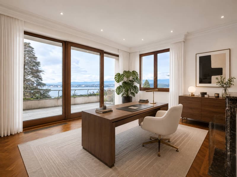 Magnifique appartement avec terrasse surplombant le lac (9)