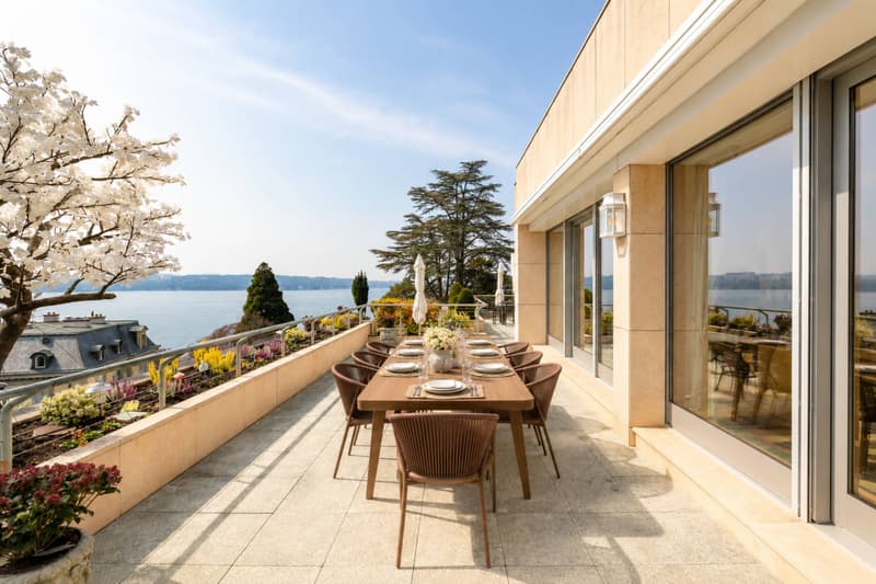 Magnifique appartement avec terrasse surplombant le lac (1)