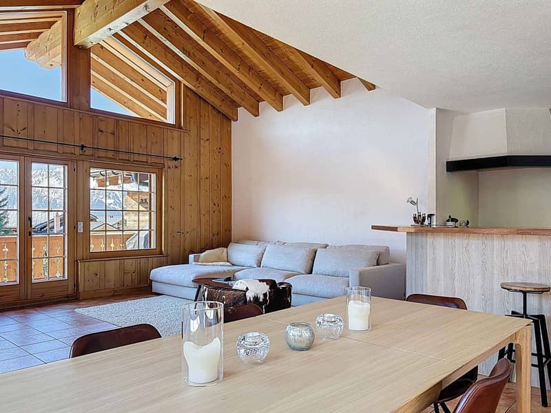 Three-bedroom apartment, bright and spacious in the heart of Verbier (1)