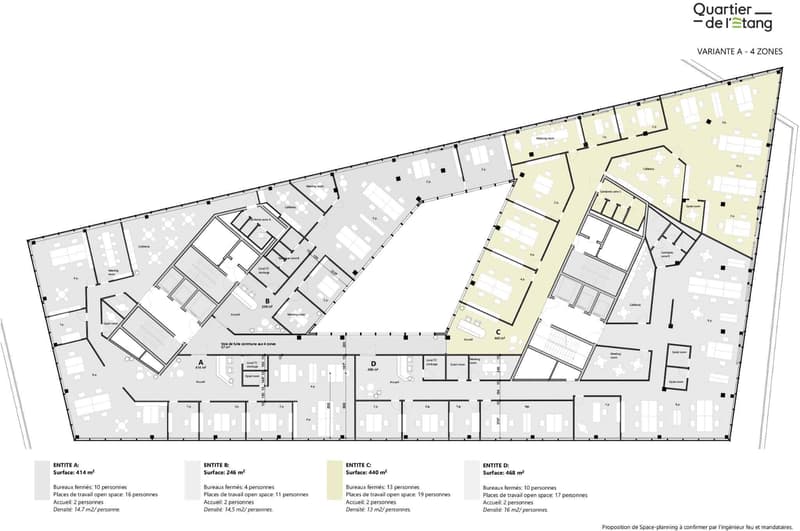 Uffici eccezionali di 440m² nel cuore del quartiere di Étang (2)