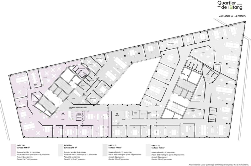 Uffici eccezionali di 414m² nel cuore del Quartier de l'Étang (10)