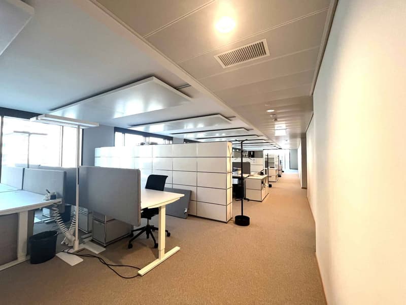 Bureaux modernes et lumineux  620 m² Gare de Lancy Bachet (4)