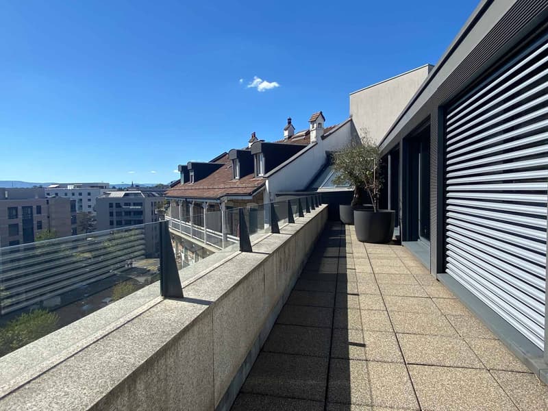 Bureaux à louer avec terrasse  158 m² au 6? étage à Carouge (2)