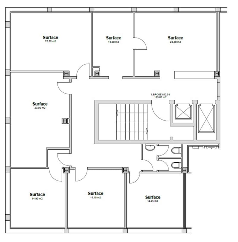 Moderne und helle Büros 159 m2 zur Miete in La Chaux-de-Fonds (4)