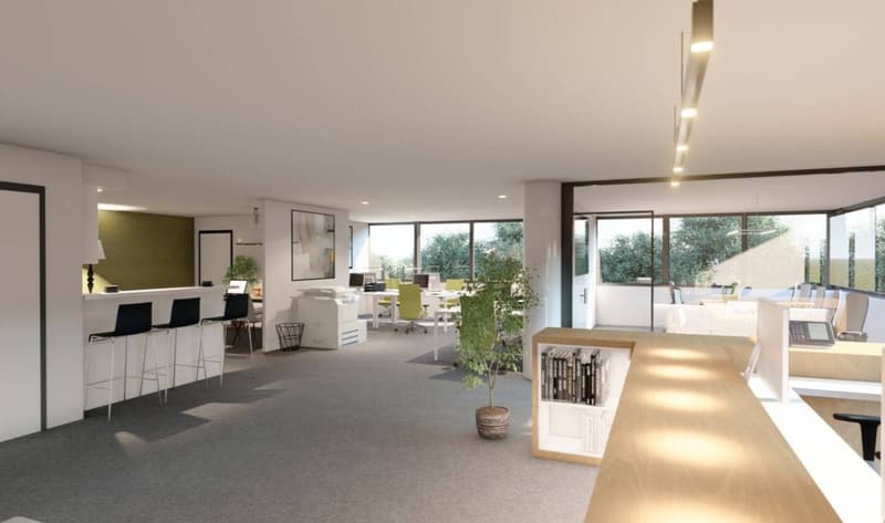 Studio, laboratory, new premises of 140 m2 for rent, 10 minutes from Fribourg (6)