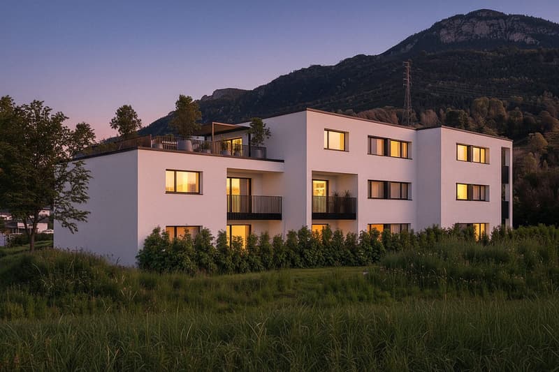 Attique de 3.5 pièces à Chalais - plus de 100m2 ! (10)